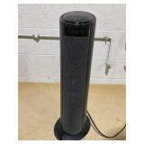 Lasko Oscillating 3-Speed Remote Controlled Ceramic Tower Space Heater, Black