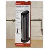 Lasko 22" Ceramic Tower Space Heater with Remote (black, model CT22495)