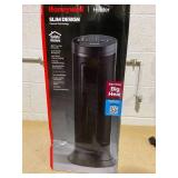 Honeywell Slim Ceramic Tower Whole Room Heater in Black, HCE317B