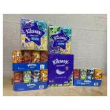 LOT OF 6 Kleenex Facial Tissues
