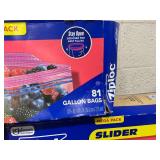 LOT OF 5 Ziploc Storage & Freezer Bags