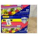 LOT OF 5 Ziploc Storage & Freezer Bags