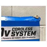 HART 20-Volt Cordless 90 CFM Centrifugal Blower, (1) 2.0 Ah Lithium-Ion Battery (1) Charger