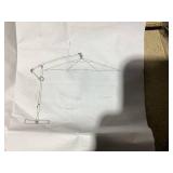 Costway NP12351BE 10 ft. Solar Offset Hanging Umbrella with Base & 32 LED Lights - Beige