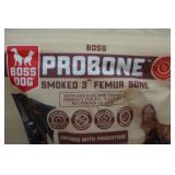 *2* Boss Dog Pro Bone 3" Smoked Femur Bones