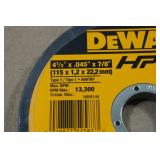 *2* DeWalt 5-Packs Metal Cut Off Discs