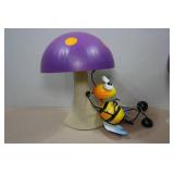 *2* Regal Art Metal Bee/Mushroom Garden Statues