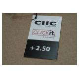 *4* Clic Magnetic Reading Glasses +2.50