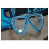 Cressi Blulove Adult Snorkel Set - ML/XL