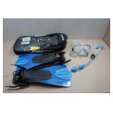 Cressi Adult Rondine Palau Fin Snorkel Set - Fin Size S/M