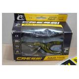 Cressi Adult Rondine Palau Fin Snorkel Set - Fin Size L/XL