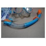 Cressi Blulove Kids Snorkel Set - Fin Size S/M