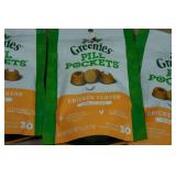 *4* Greenies Pill Pocket Treats & 2 Galvanized Trays
