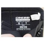 3 Pairs Cressi Isla 2.5mm Neoprene Dive Boots - Size 6/7