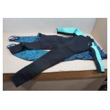 Full Body Wetsuit Size 8 & Rash Guard Pants Men
