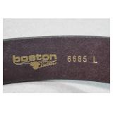 Boston Leather Belt - Large