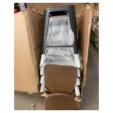 Wood/High Back Swivel Office Chairs - Matte Black, 26 in Seat Height (Lot of 4)