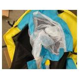 Round Trampoline Kit - Blue & Yellow Safety Rim, 1 PC