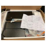 Black 3 Shelf Cabinet Module - 55 x 43.5 x 26 cm, 26 kg Net (1 PCS/CTN)