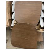 Wood/High Back Swivel Office Chairs - Matte Black, 26 in Seat Height (Lot of 4)