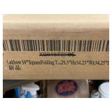 Lakhow 86L 34in Square Folding Table - 86x86x74 cm