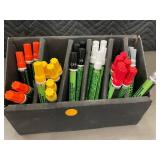 Forney Yellow Paint Marker Set - Markers in Tray