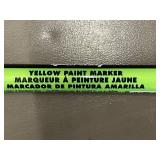 Forney Yellow Paint Marker Set - Markers in Tray