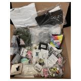 Assorted Patches & Pins Kit - Volleyball Patch, USA Flag & Tie-Dye Over 50 Items