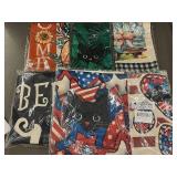 FUYUCHEN Cat Decor Mats and teatowels - Mixed Patterns (Lot of 5)