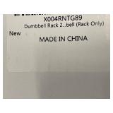 JOSMIMIC X004RNTG89 Adjustable Dumbbell Stand - Heavy-Duty Steel Frame