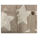 KcvaMolly Womens Stars Casual Knit Coat - Size L