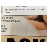 Best Home Fashion Blackout Curtain Panel 100 W x 84 L - 1 Panel