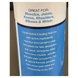 Küribl Active Cooling Roll-On 2-Pack - Camphor & Menthol, All Natural Pain Relief