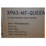 3" Memory Foam Queen Mattress Topper