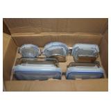 20-Piece Locking Glass Food Storage Container Set