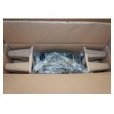 14" Faux-Slate Indoor/Outdoor Wall Clock with Thermometer