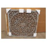 Deco 79 Wooden Floral Wall Décor - 36"x36"