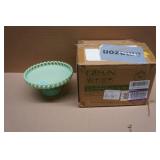 Martha Stewart 8.5" Handmade Jadeite Glass Cake Stand