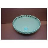 Martha Stewart 8.5" Handmade Jadeite Glass Cake Stand
