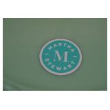 Martha Stewart 8.5" Handmade Jadeite Glass Cake Stand