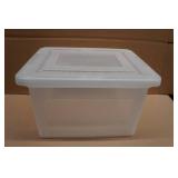 Clear Storage Bin