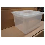 Clear Storage Bin