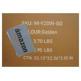 20" Gold Circle Mirror