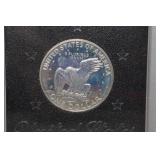 1972 Eisenhower Proof Silver Dollar Coin - 40% Silver