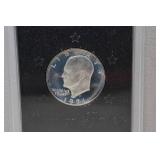 1971 Eisenhower Proof Silver Dollar Coin - 40% Silver
