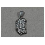 Sterling Silver Jesus Pendant