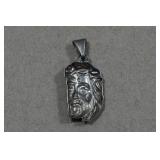 Sterling Silver Jesus Pendant