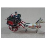 Vintage Killarny Metal Horse and Carriage