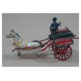 Vintage Killarny Metal Horse and Carriage