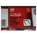 1/2" NM Cable Metal Staples